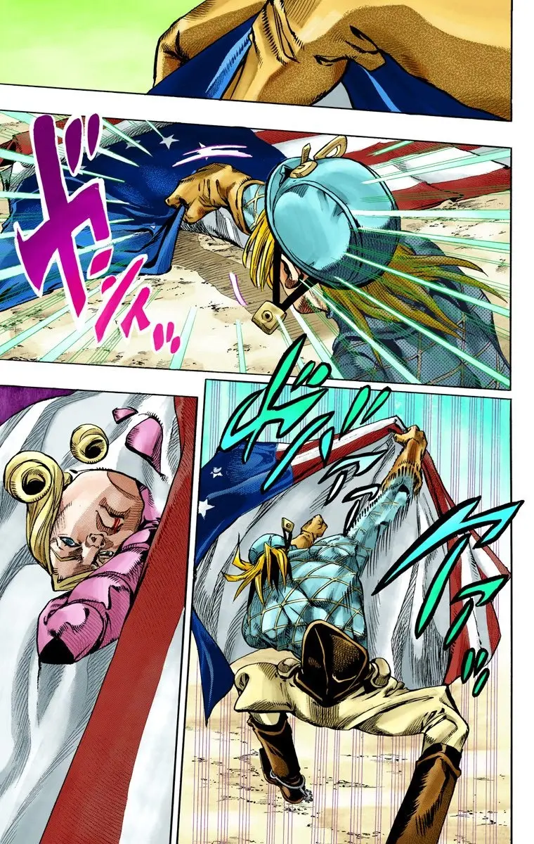 JoJo's Bizarre Adventure Steel Ball Run Colored Manga, chapter 69, page 20