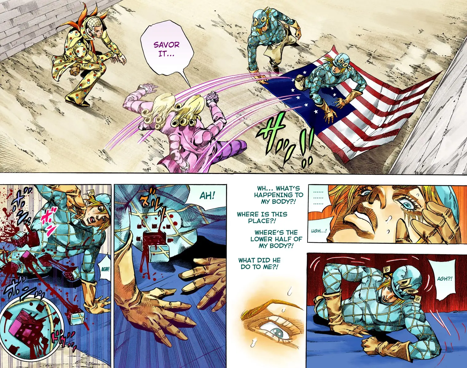 JoJo's Bizarre Adventure Steel Ball Run Colored Manga, chapter 69, page 27
