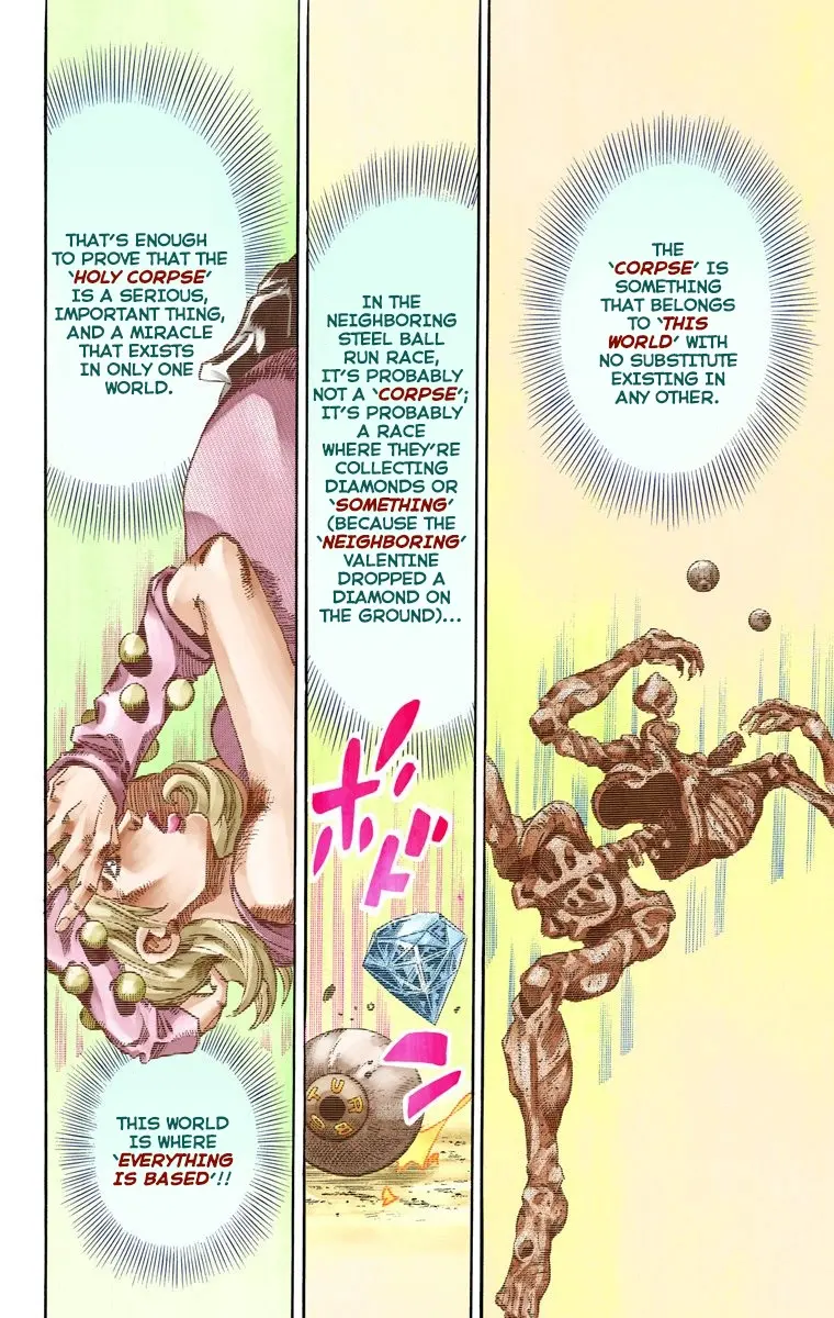 JoJo's Bizarre Adventure Steel Ball Run Colored Manga, chapter 70, page 36