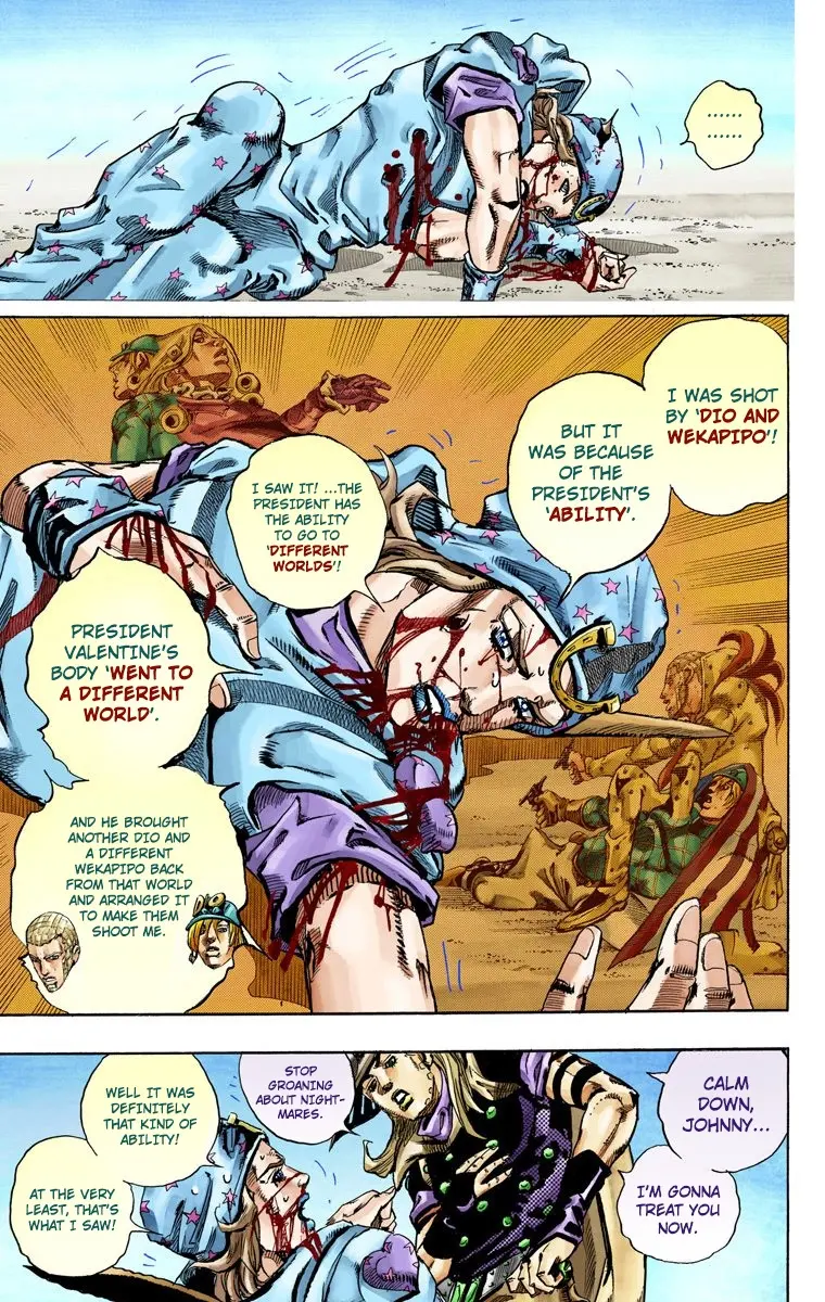 JoJo's Bizarre Adventure Steel Ball Run Colored Manga, chapter 72, page 7