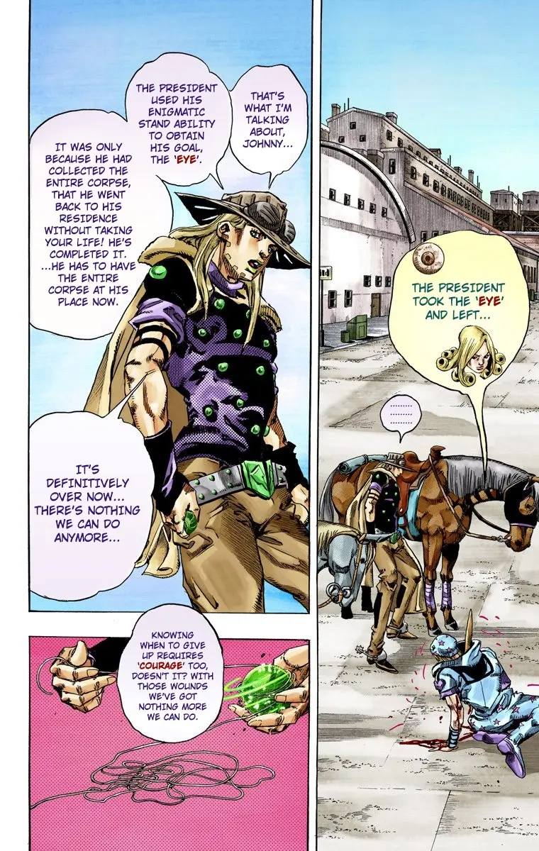 JoJo's Bizarre Adventure Steel Ball Run Colored Manga, chapter 72, page 12