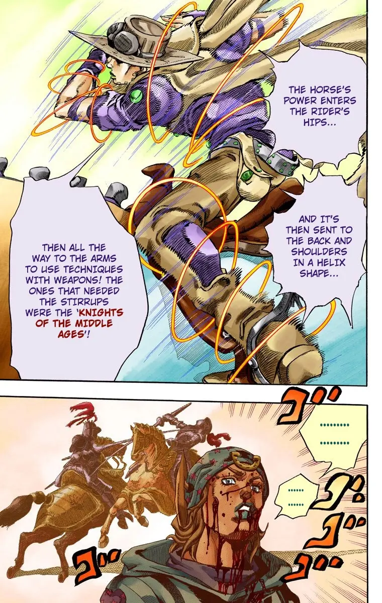 JoJo's Bizarre Adventure Steel Ball Run Colored Manga, chapter 72, page 19