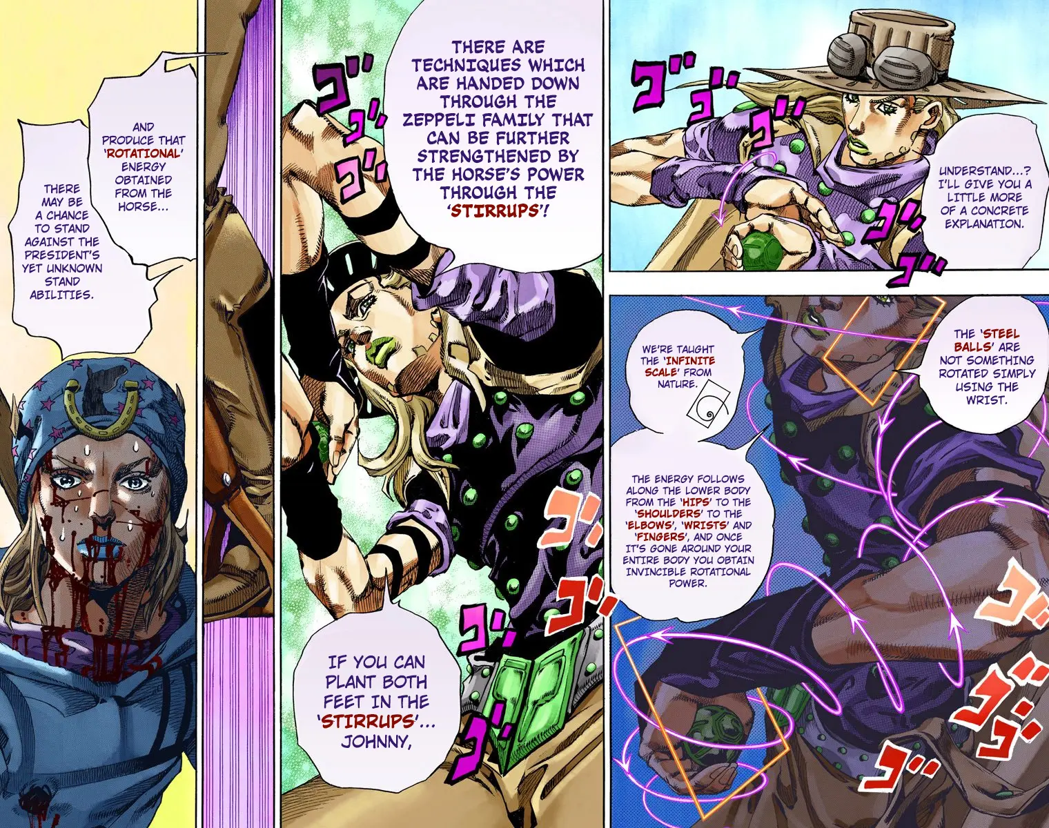JoJo's Bizarre Adventure Steel Ball Run Colored Manga, chapter 72, page 20