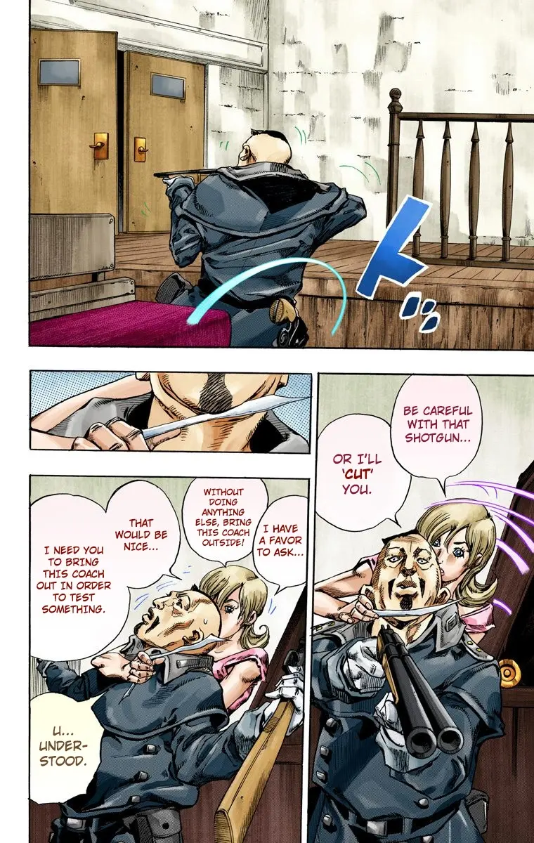 JoJo's Bizarre Adventure Steel Ball Run Colored Manga, chapter 72, page 27