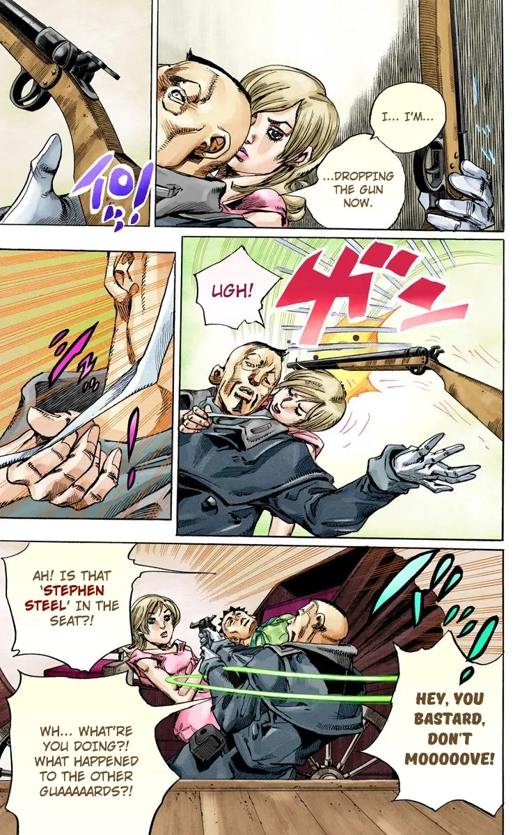 JoJo's Bizarre Adventure Steel Ball Run Colored Manga, chapter 72, page 28