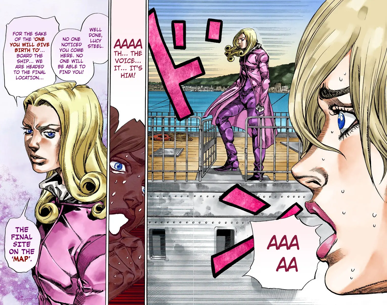 JoJo's Bizarre Adventure Steel Ball Run Colored Manga, chapter 72, page 44