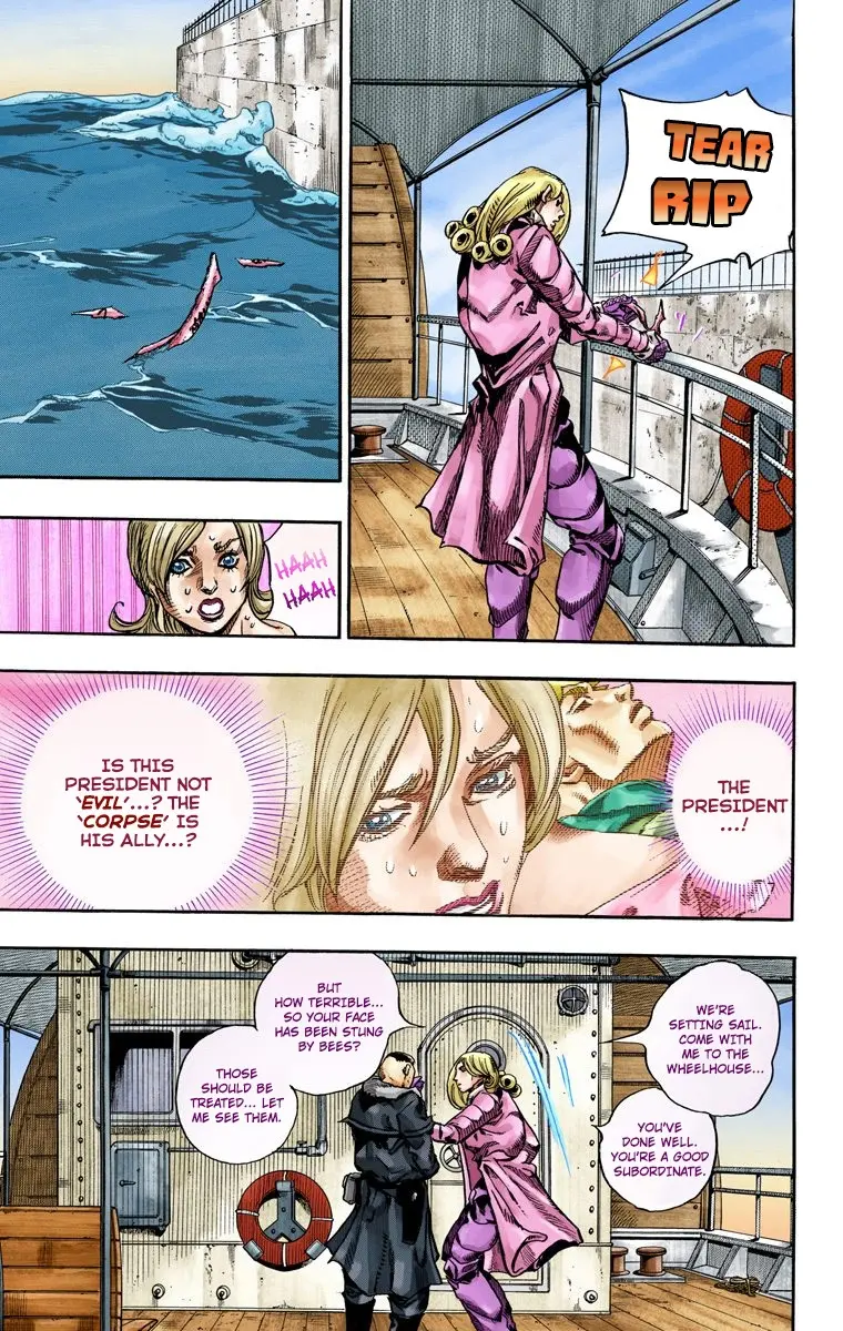 JoJo's Bizarre Adventure Steel Ball Run Colored Manga, chapter 73, page 13
