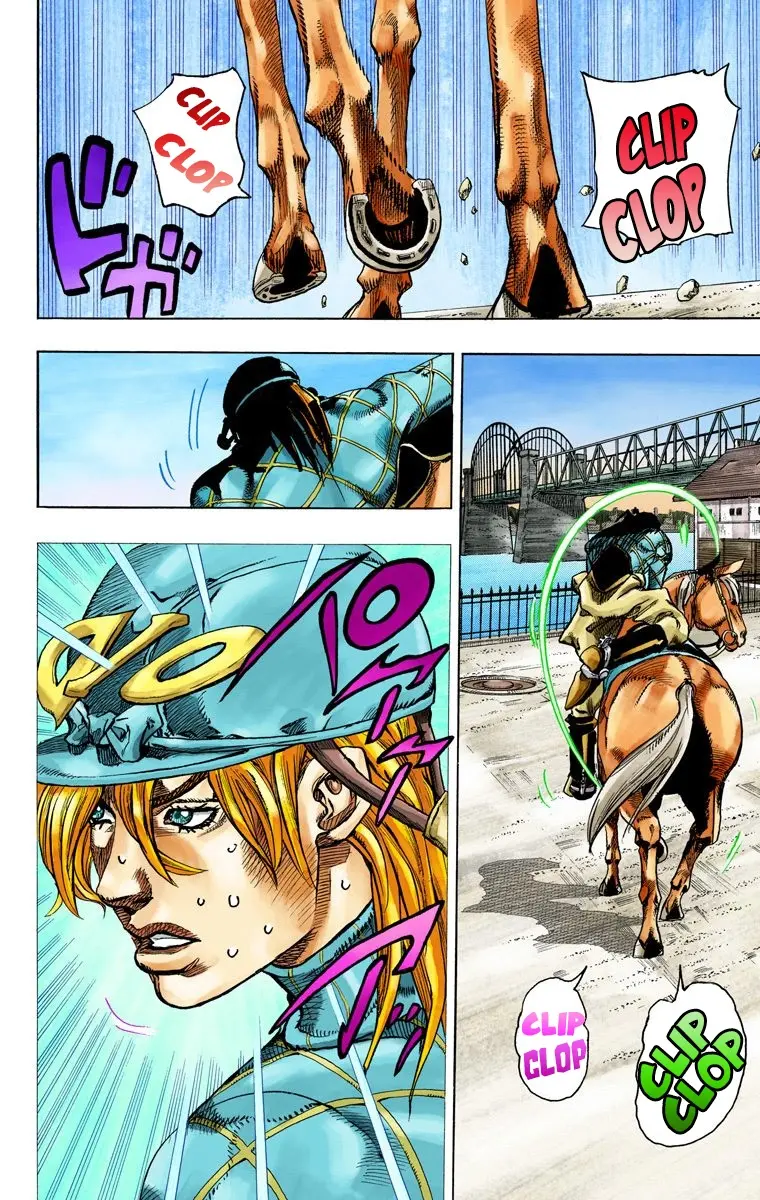 JoJo's Bizarre Adventure Steel Ball Run Colored Manga, chapter 73, page 22