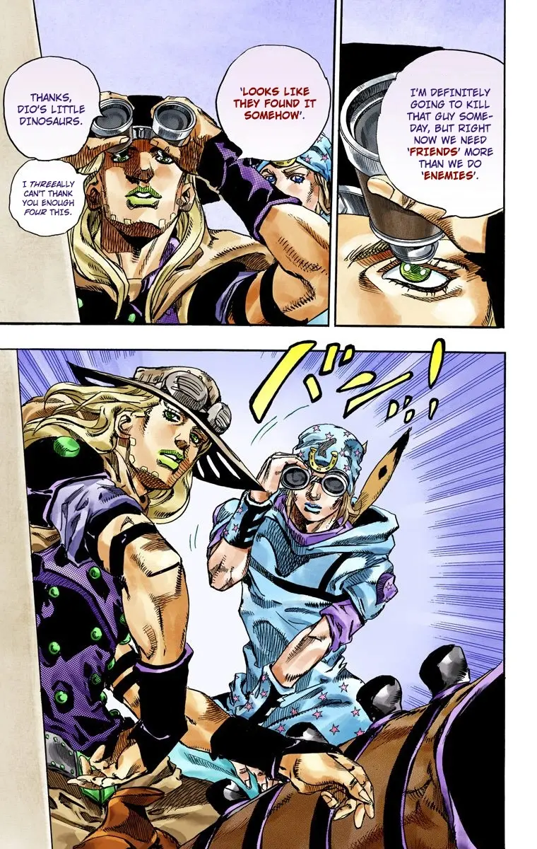 JoJo's Bizarre Adventure Steel Ball Run Colored Manga, chapter 73, page 35