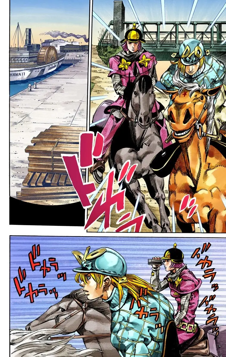 JoJo's Bizarre Adventure Steel Ball Run Colored Manga, chapter 73, page 38