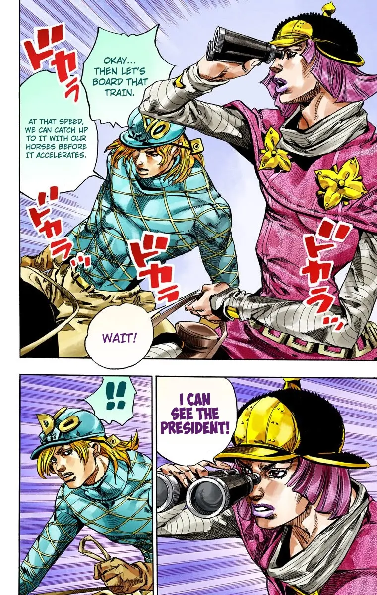 JoJo's Bizarre Adventure Steel Ball Run Colored Manga, chapter 73, page 40