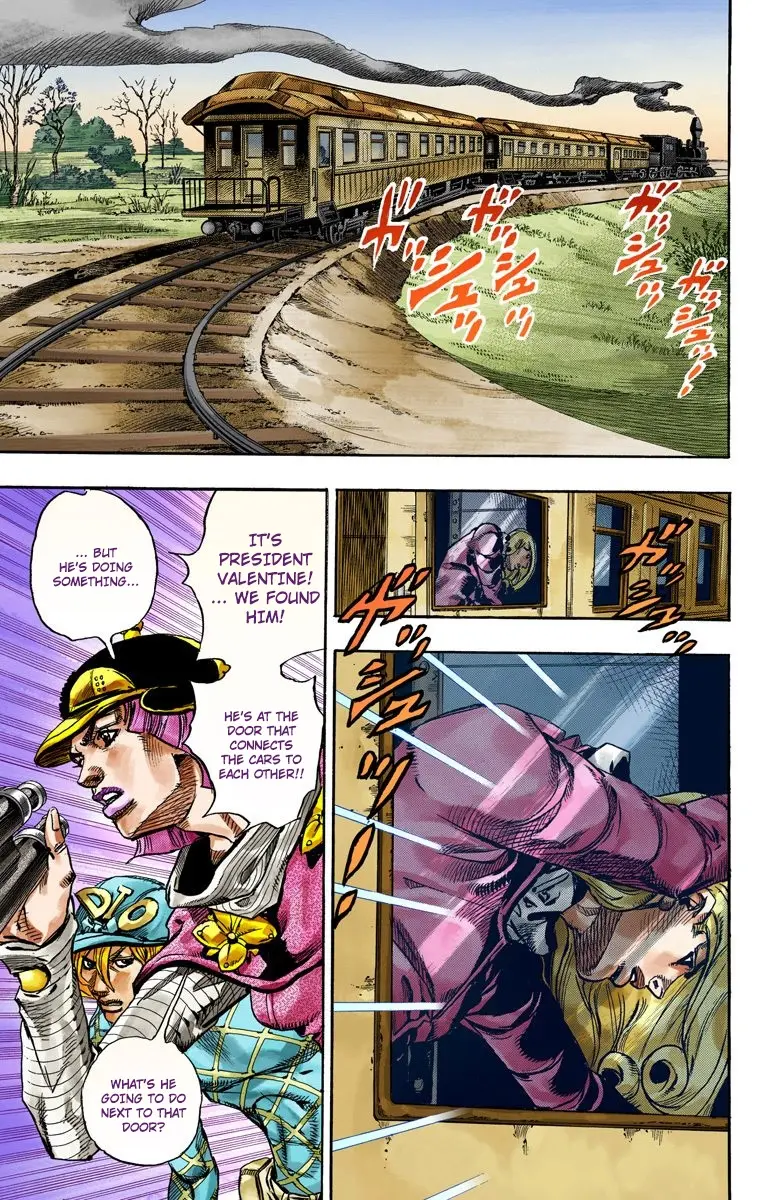 JoJo's Bizarre Adventure Steel Ball Run Colored Manga, chapter 73, page 41
