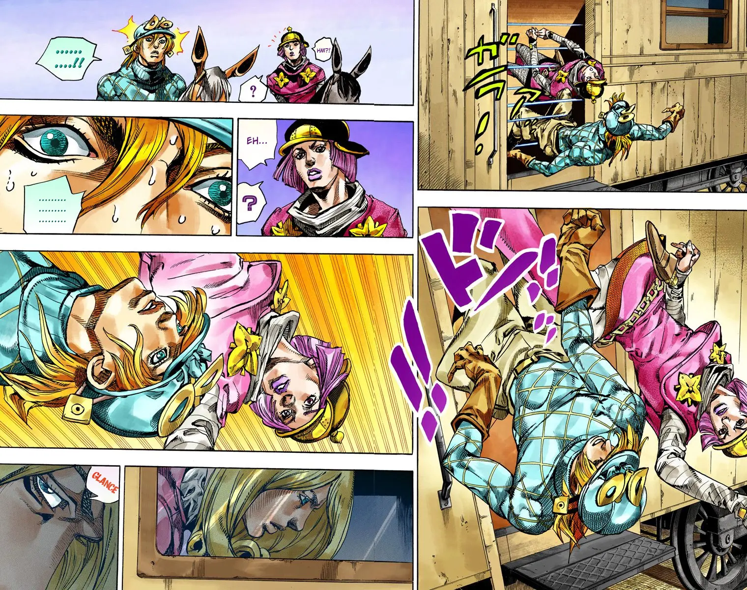 JoJo's Bizarre Adventure Steel Ball Run Colored Manga, chapter 73, page 42