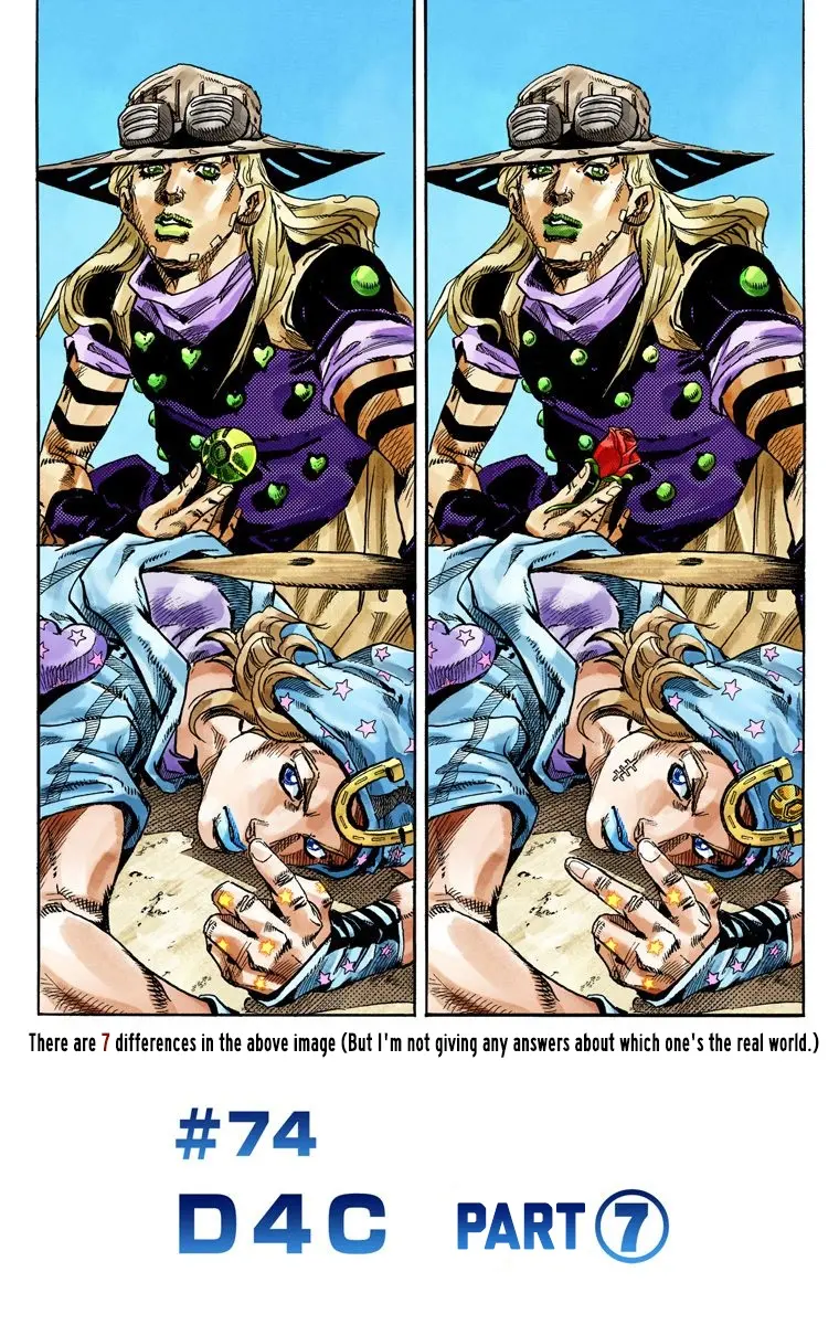 JoJo's Bizarre Adventure Steel Ball Run Colored Manga, chapter 74, page 2
