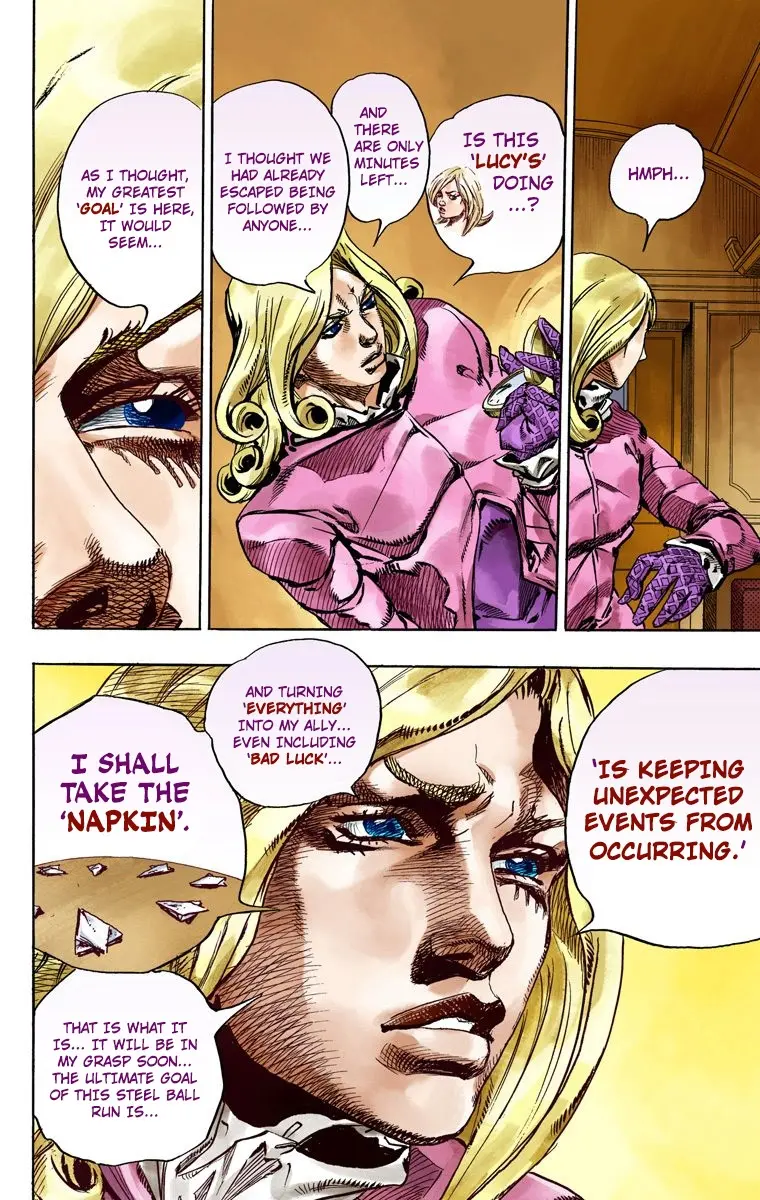 JoJo's Bizarre Adventure Steel Ball Run Colored Manga, chapter 74, page 16