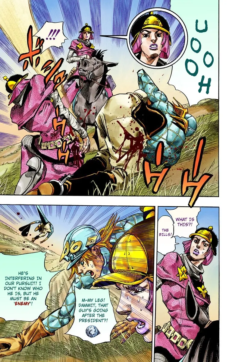 JoJo's Bizarre Adventure Steel Ball Run Colored Manga, chapter 74, page 31