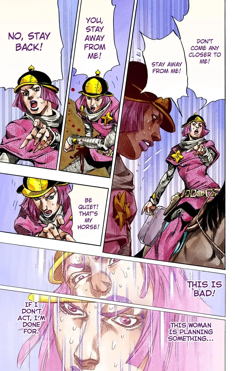 JoJo's Bizarre Adventure Steel Ball Run Colored Manga, chapter 74, page 33