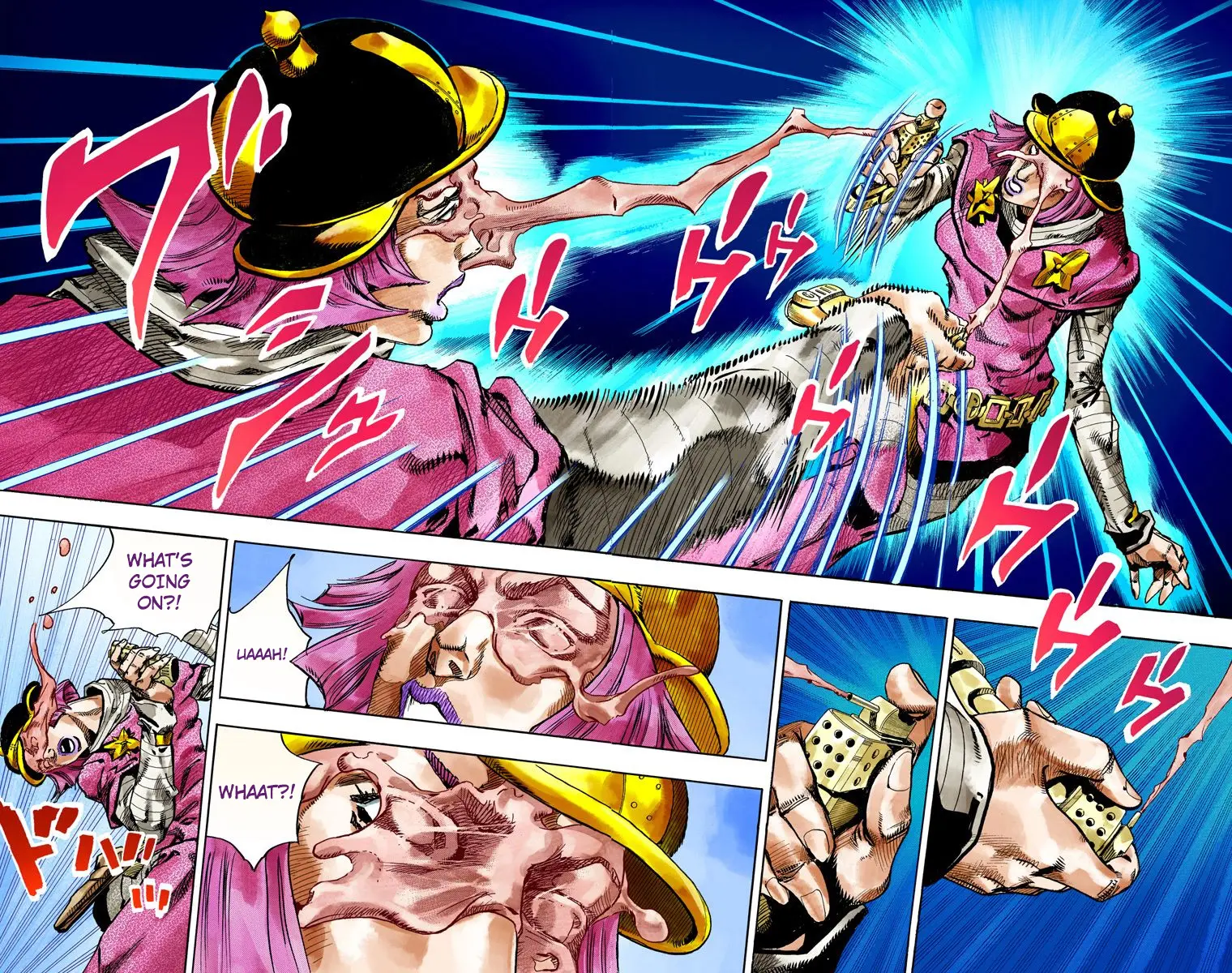JoJo's Bizarre Adventure Steel Ball Run Colored Manga, chapter 74, page 34