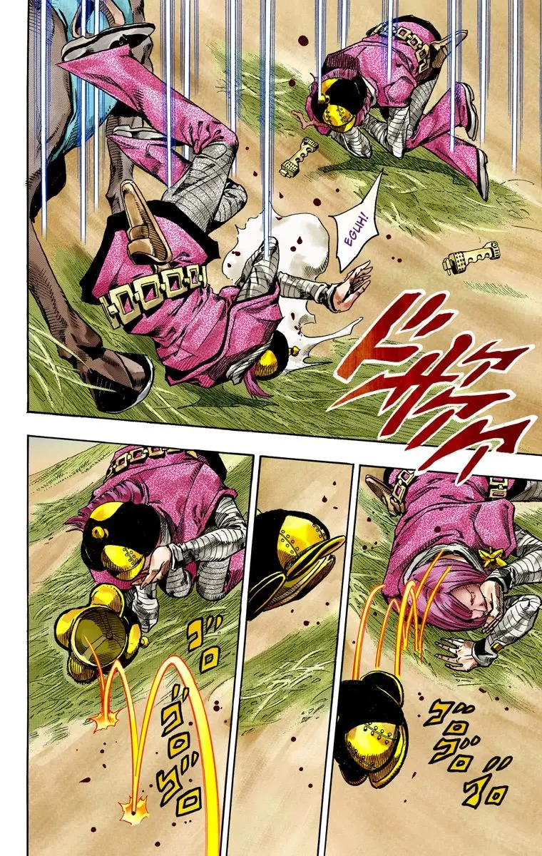 JoJo's Bizarre Adventure Steel Ball Run Colored Manga, chapter 74, page 35