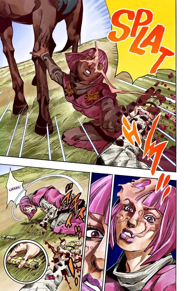 JoJo's Bizarre Adventure Steel Ball Run Colored Manga, chapter 74, page 42