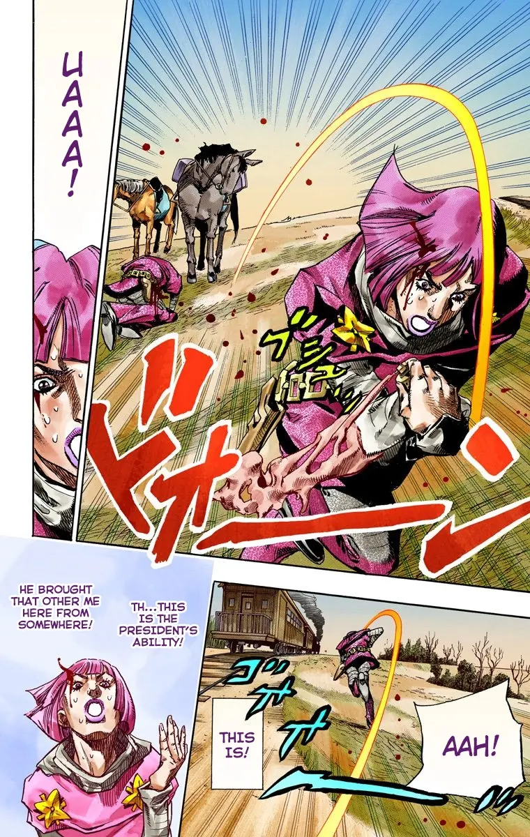 JoJo's Bizarre Adventure Steel Ball Run Colored Manga, chapter 74, page 43