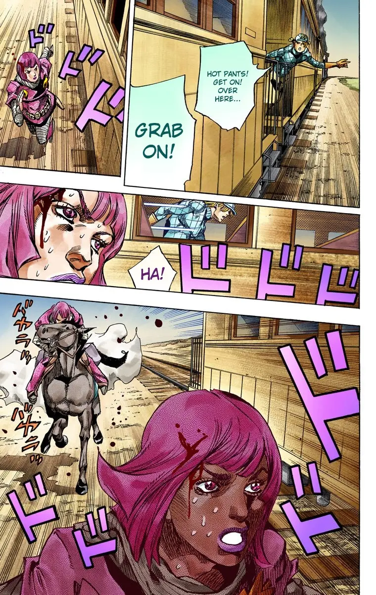 JoJo's Bizarre Adventure Steel Ball Run Colored Manga, chapter 74, page 44