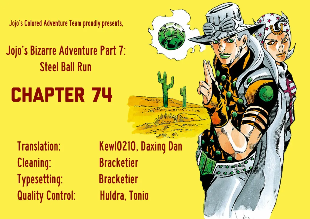 JoJo's Bizarre Adventure Steel Ball Run Colored Manga, chapter 74, page 48