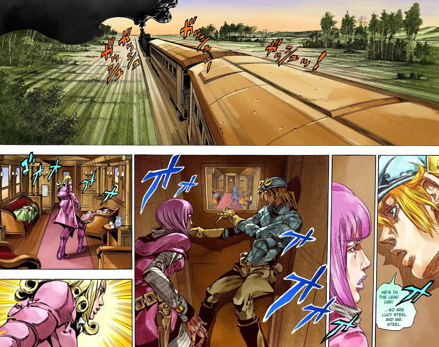 JoJo's Bizarre Adventure Steel Ball Run Colored Manga, chapter 75, page 3
