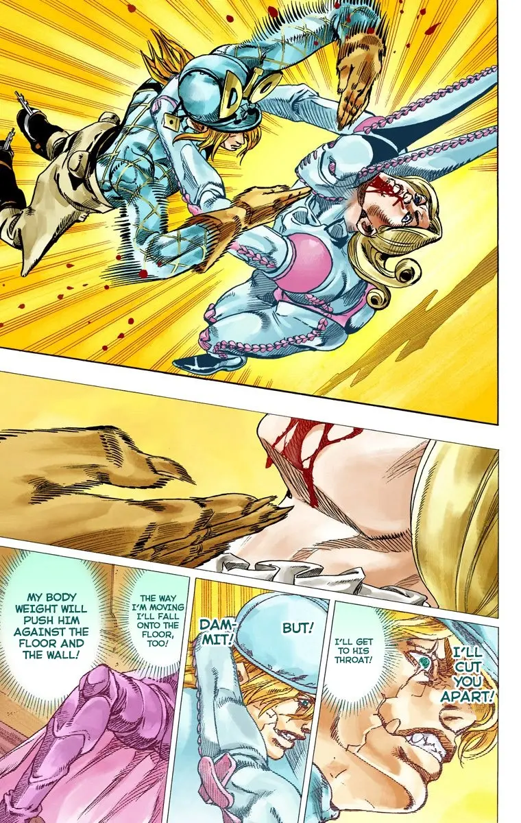 JoJo's Bizarre Adventure Steel Ball Run Colored Manga, chapter 75, page 17