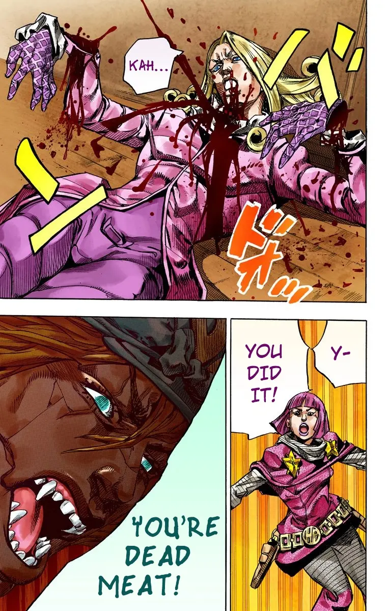 JoJo's Bizarre Adventure Steel Ball Run Colored Manga, chapter 75, page 21