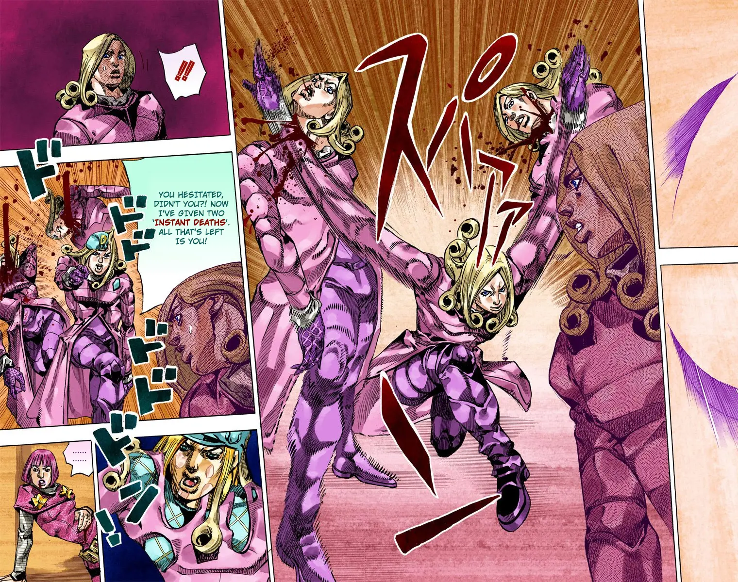 JoJo's Bizarre Adventure Steel Ball Run Colored Manga, chapter 75, page 34