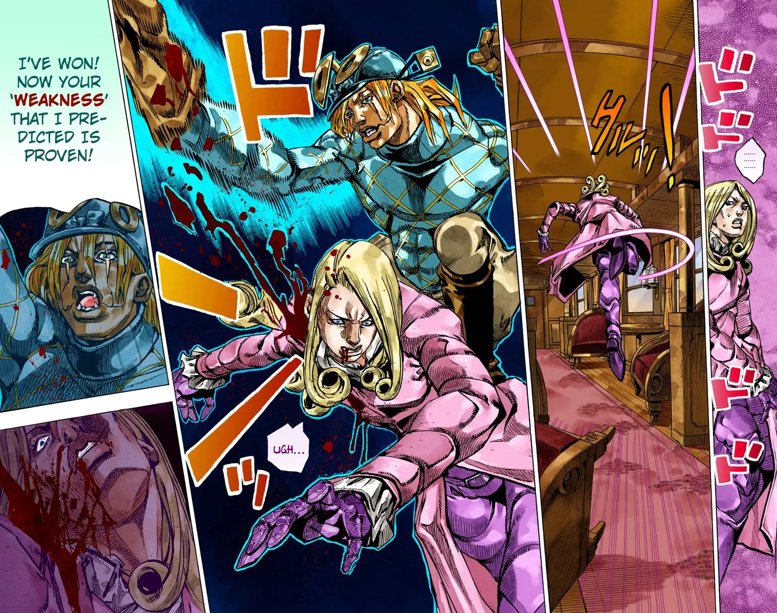 JoJo's Bizarre Adventure Steel Ball Run Colored Manga, chapter 75, page 35