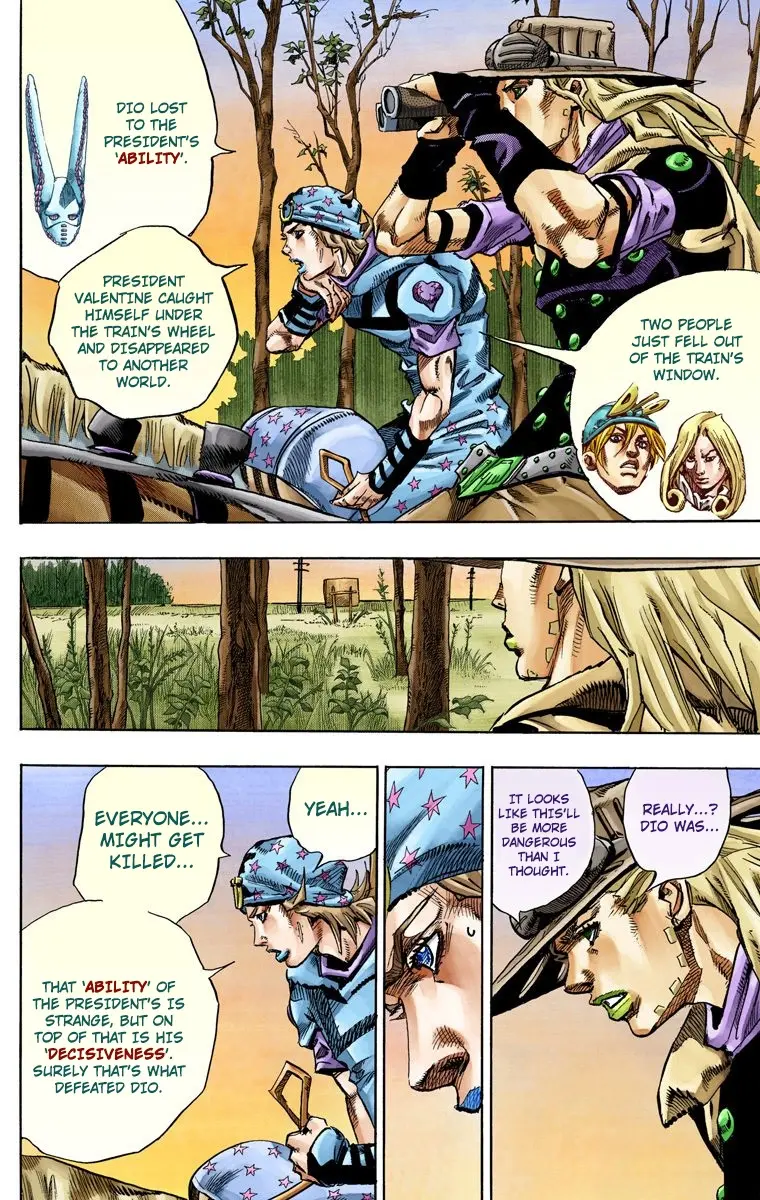 JoJo's Bizarre Adventure Steel Ball Run Colored Manga, chapter 76, page 12
