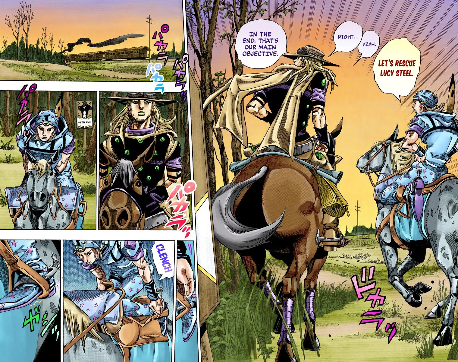 JoJo's Bizarre Adventure Steel Ball Run Colored Manga, chapter 76, page 18