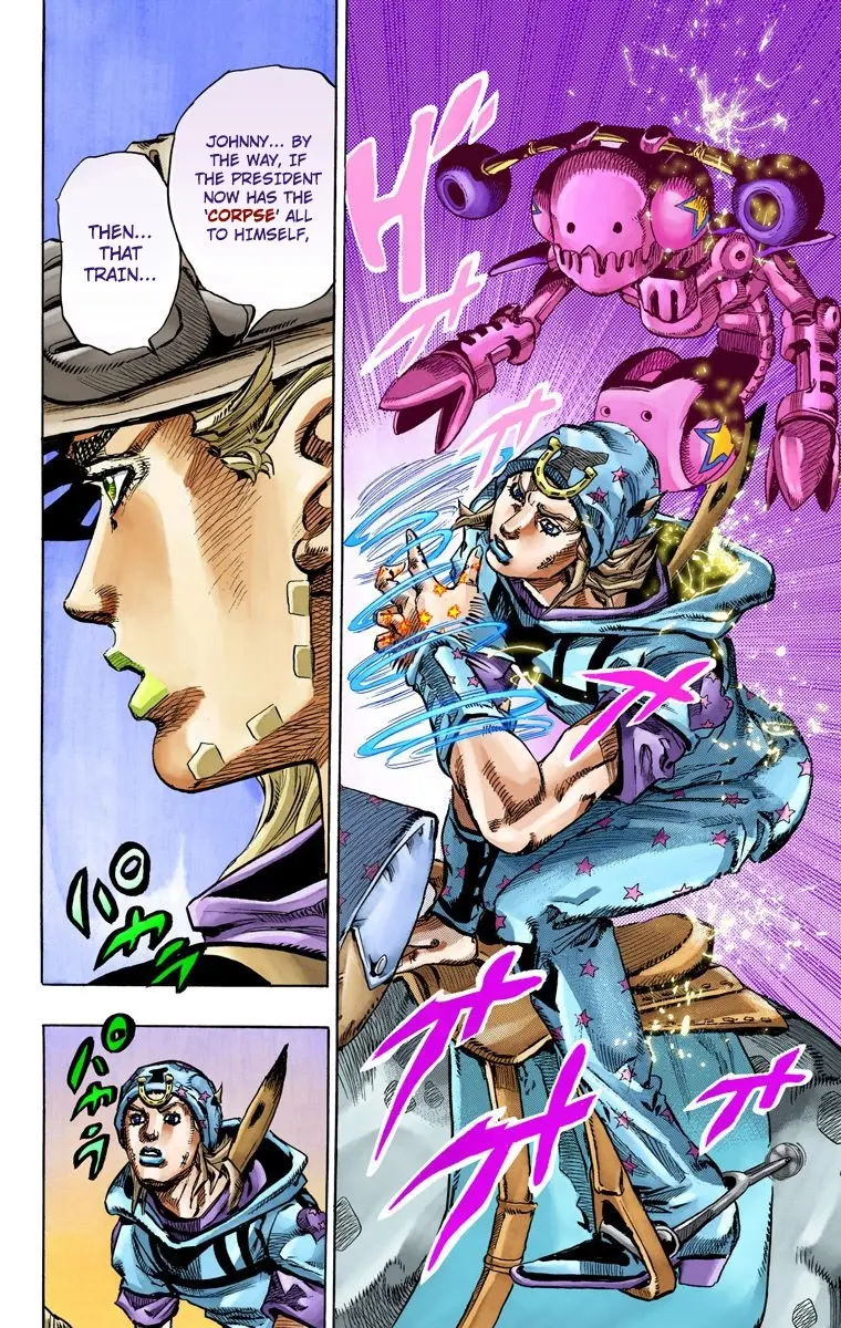 JoJo's Bizarre Adventure Steel Ball Run Colored Manga, chapter 76, page 21