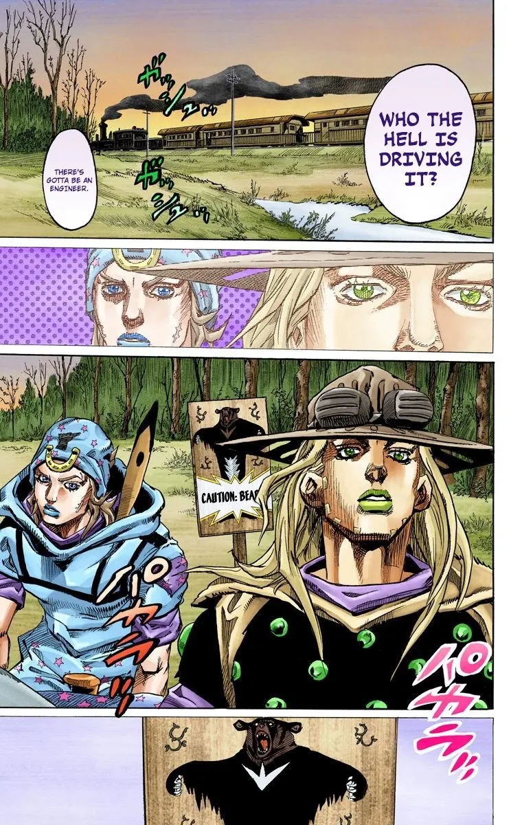 JoJo's Bizarre Adventure Steel Ball Run Colored Manga, chapter 76, page 22