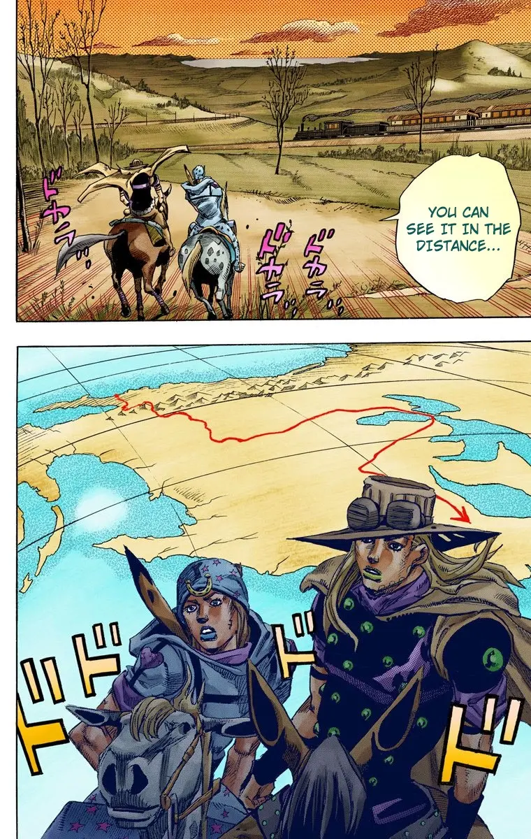 JoJo's Bizarre Adventure Steel Ball Run Colored Manga, chapter 77, page 11