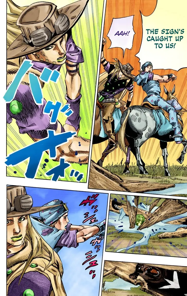JoJo's Bizarre Adventure Steel Ball Run Colored Manga, chapter 77, page 16