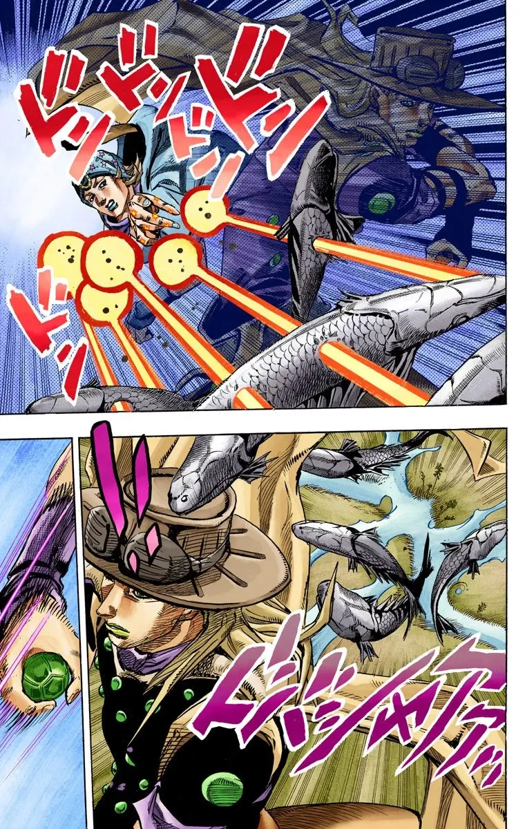 JoJo's Bizarre Adventure Steel Ball Run Colored Manga, chapter 77, page 21