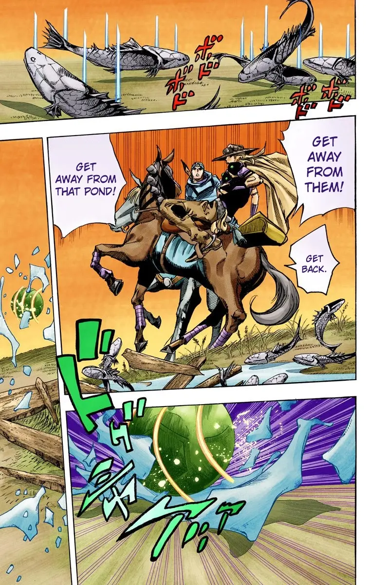 JoJo's Bizarre Adventure Steel Ball Run Colored Manga, chapter 77, page 23