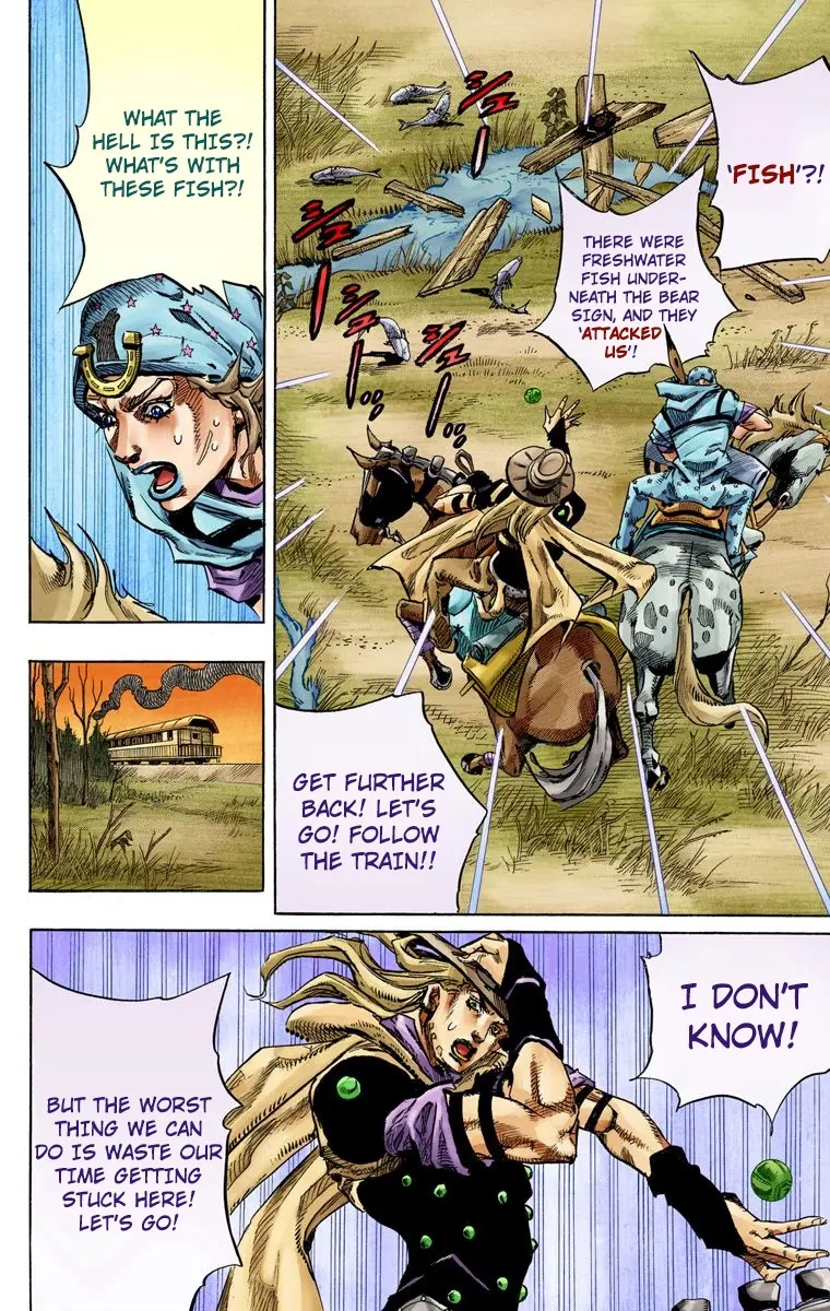 JoJo's Bizarre Adventure Steel Ball Run Colored Manga, chapter 77, page 24