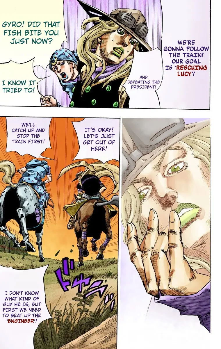JoJo's Bizarre Adventure Steel Ball Run Colored Manga, chapter 77, page 25