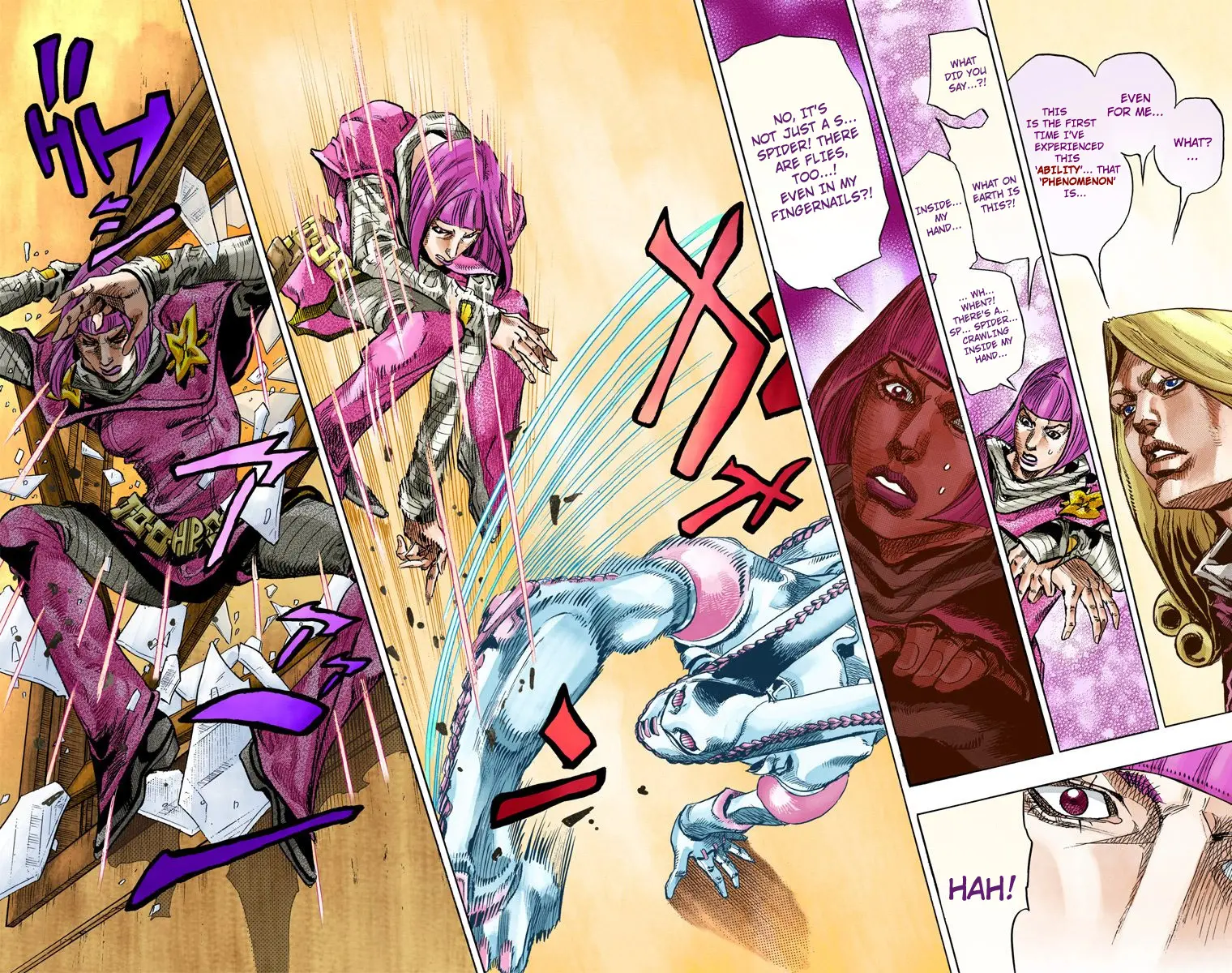 JoJo's Bizarre Adventure Steel Ball Run Colored Manga, chapter 77, page 35