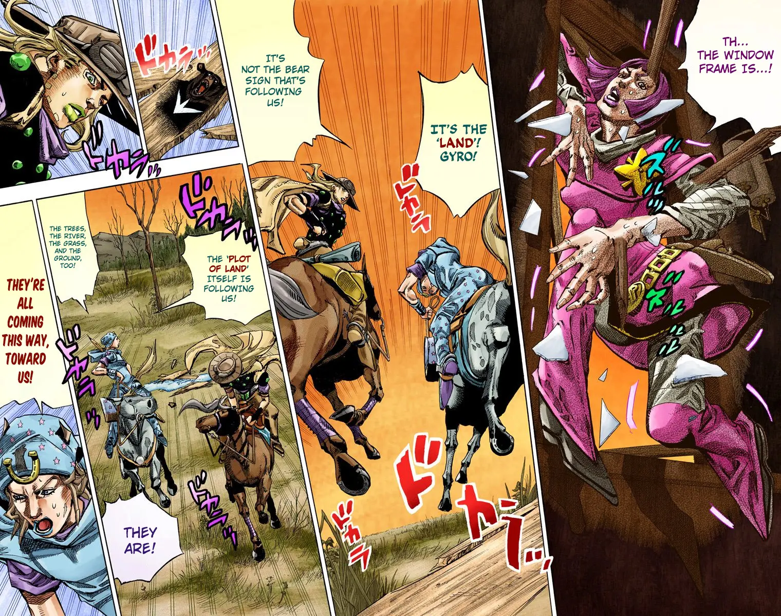JoJo's Bizarre Adventure Steel Ball Run Colored Manga, chapter 77, page 38