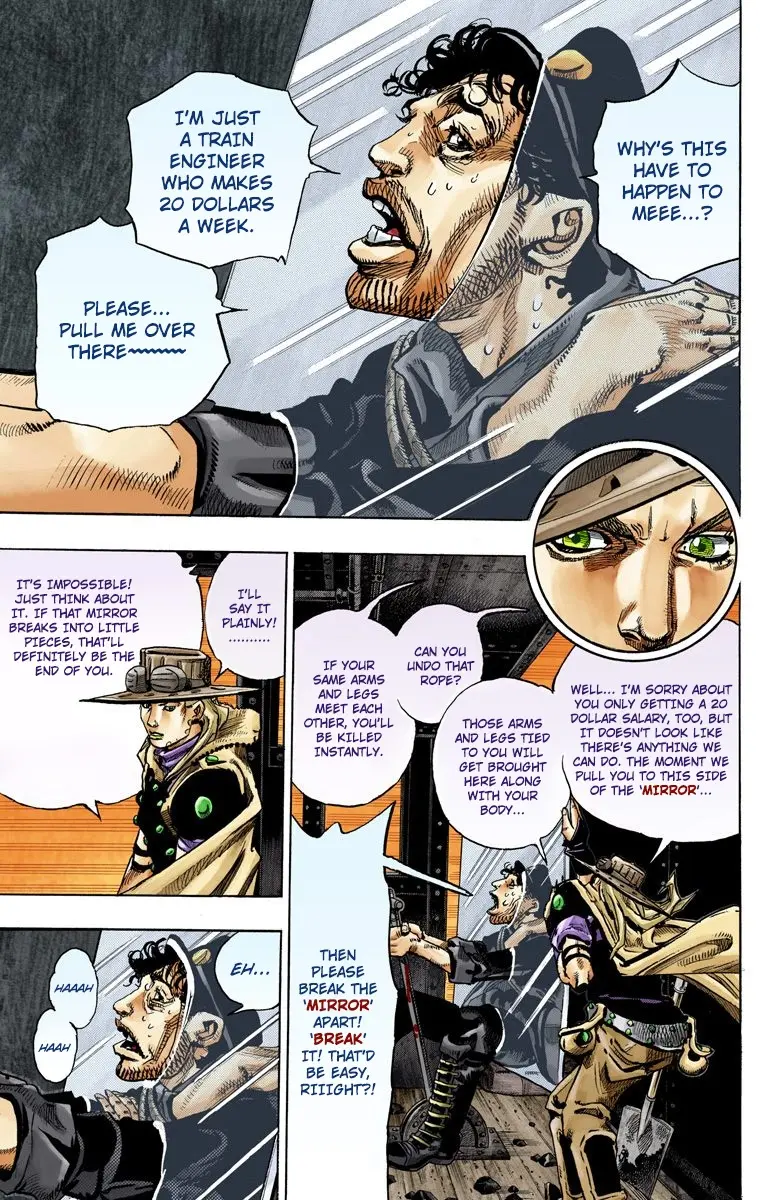 JoJo's Bizarre Adventure Steel Ball Run Colored Manga, chapter 78, page 20