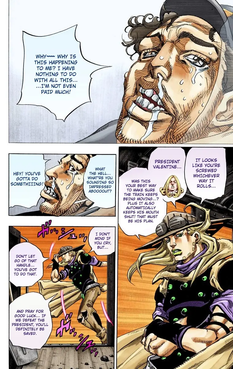 JoJo's Bizarre Adventure Steel Ball Run Colored Manga, chapter 78, page 21