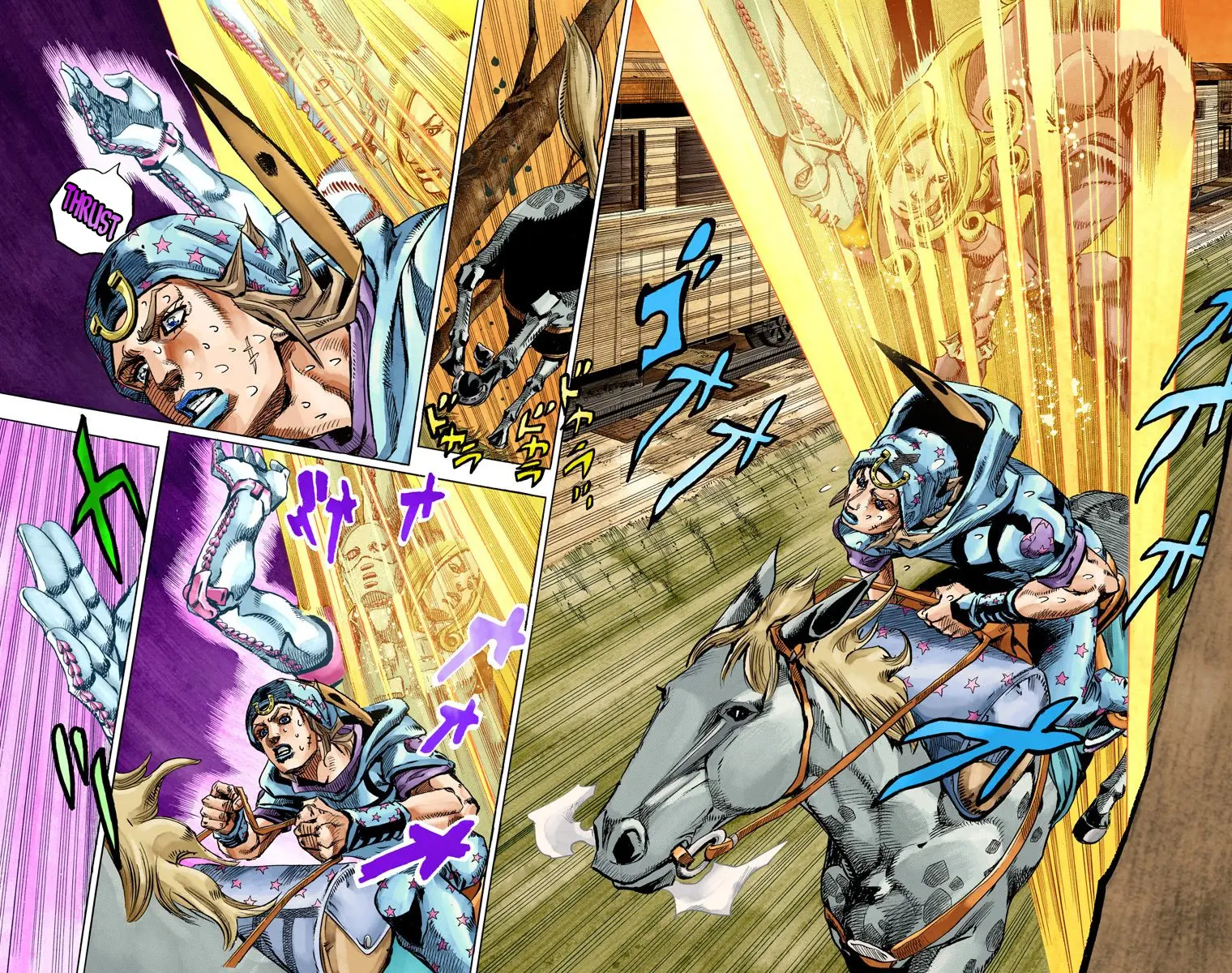 JoJo's Bizarre Adventure Steel Ball Run Colored Manga, chapter 79, page 14