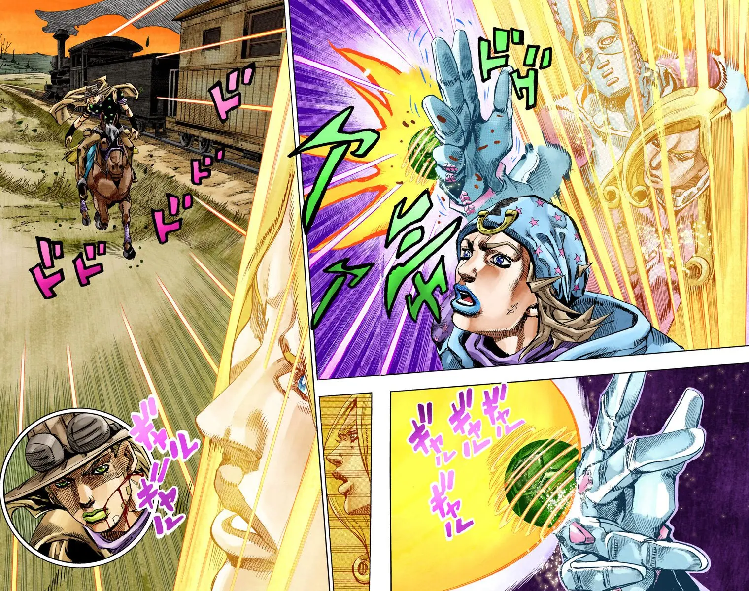 JoJo's Bizarre Adventure Steel Ball Run Colored Manga, chapter 79, page 15