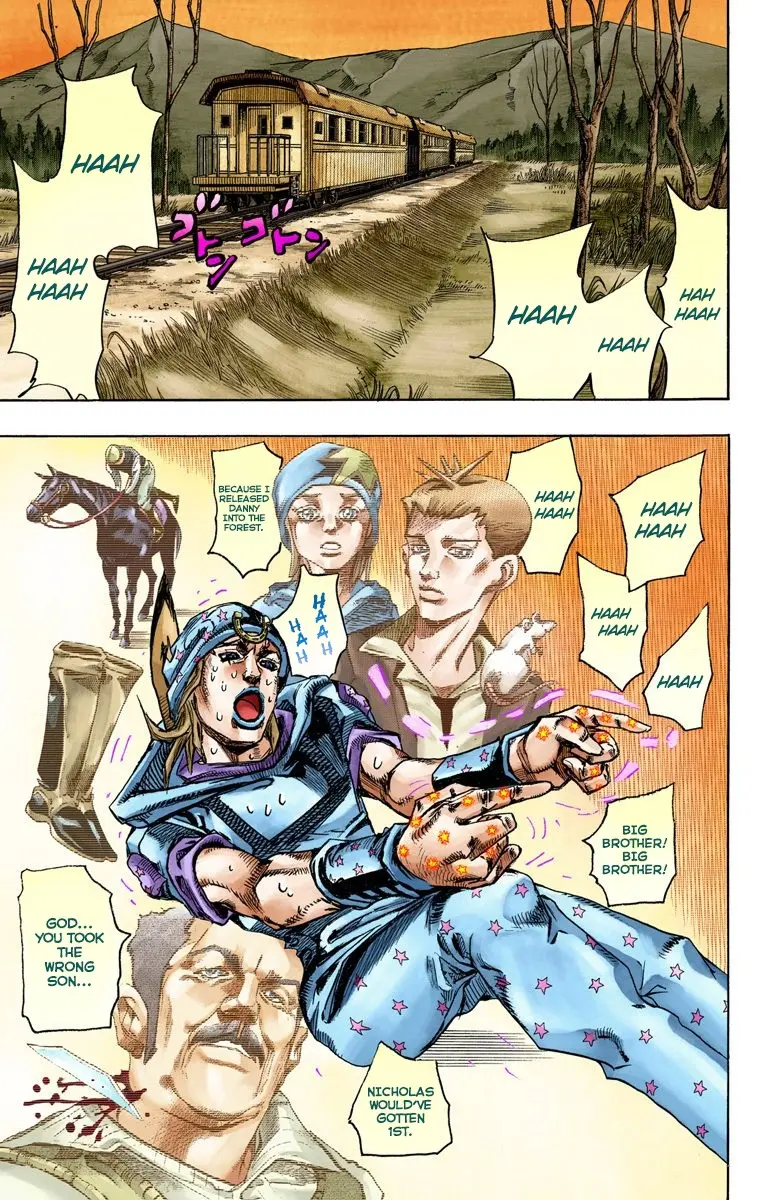 JoJo's Bizarre Adventure Steel Ball Run Colored Manga, chapter 79, page 28