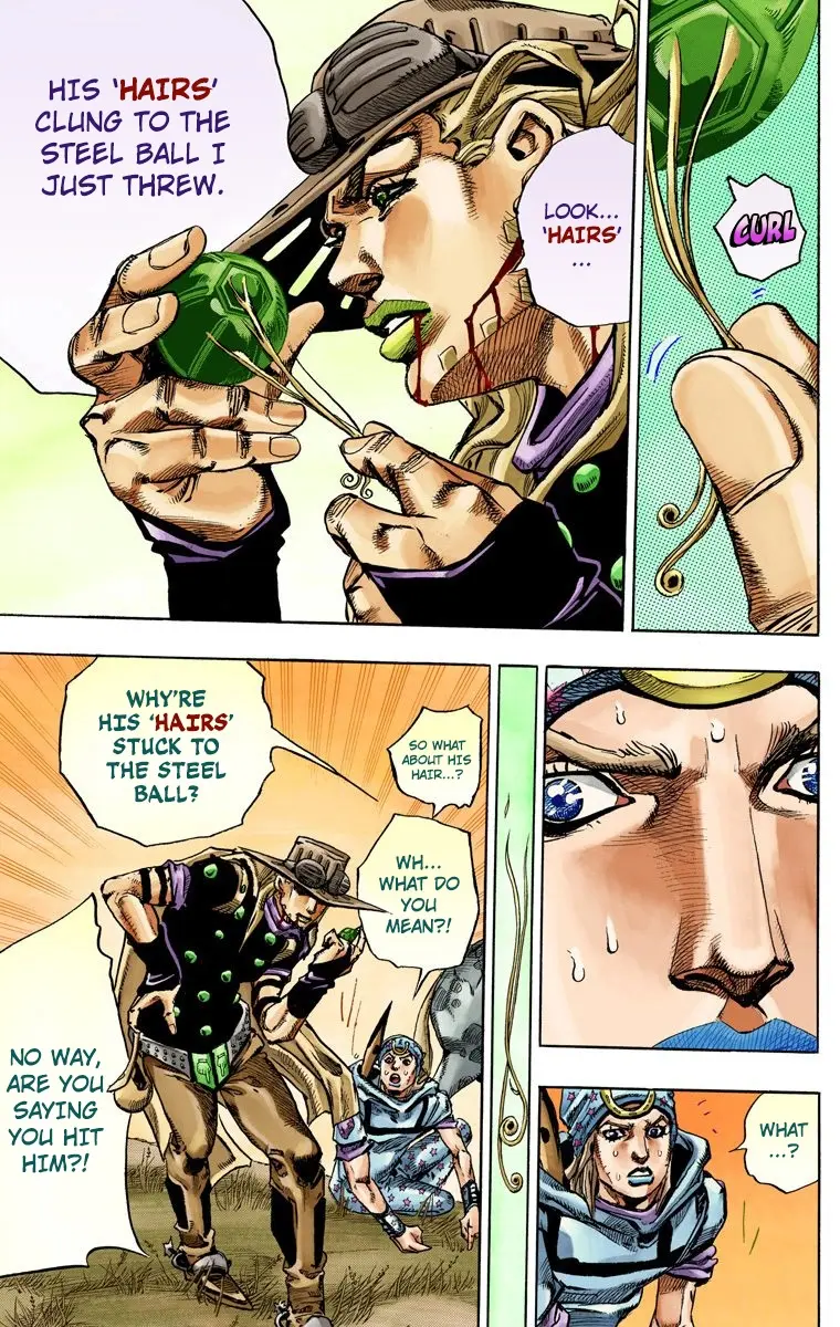 JoJo's Bizarre Adventure Steel Ball Run Colored Manga, chapter 79, page 34